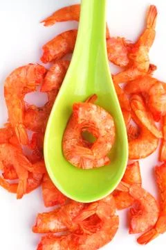 Dried shrimp Stock Photos