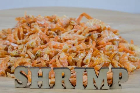 Dried shrimp3 Stock Photos