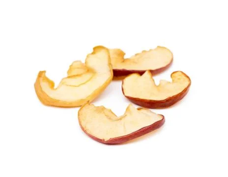 Dried sliced apples, fruit Фото
