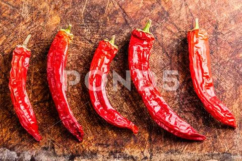 Dried Spicy Chili Peppers