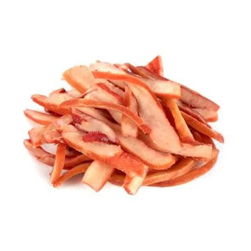 Dried squid isolated on white background Foto stock