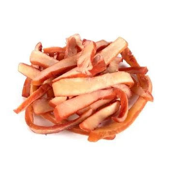 Dried squid isolated on white background Stock Photos