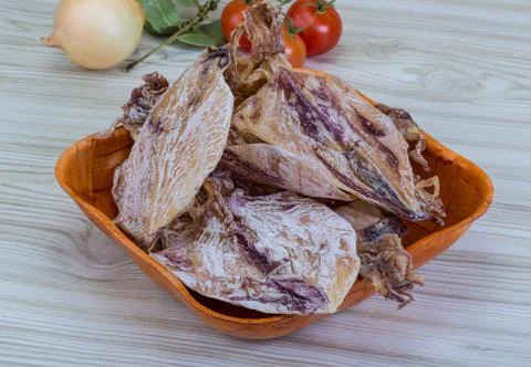 Dried squid Stock Photos