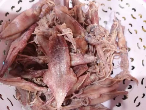 Dried squid Stock Photos
