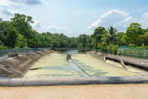 Dried up Storm Drain Stock Photos