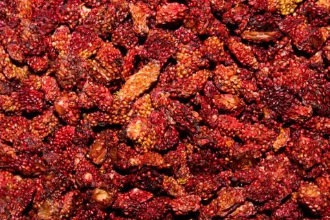 Dried strawberries. Stock Photos
