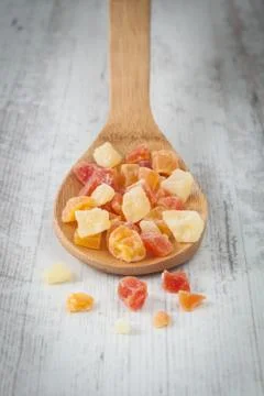 Dried sweet fruit Stock Photos