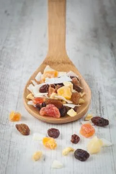 Dried sweet fruit Stock Photos