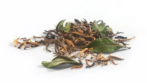 Dried tea leaves Stock Photos