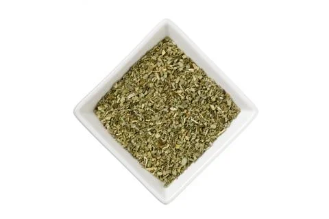 Dried tea leaves Foto stock