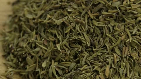 Dried thyme Stock Footage 19468287