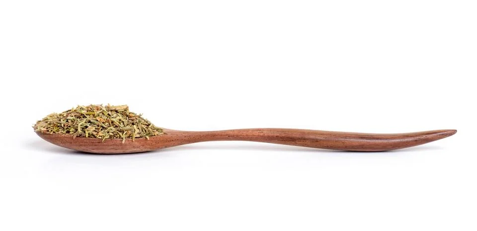 Dried thyme herb Foto stock