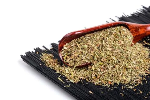 Dried thyme herb Stock Photos