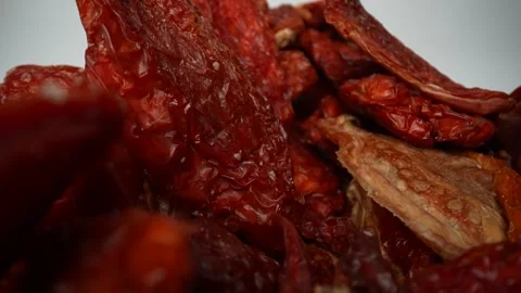 Dried Tomatoes in a macro dolly shot 스톡 동영상 249923403