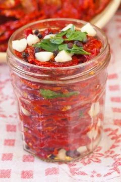 Dried tomatoes Stock Photos