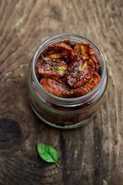 Dried tomatoes Stock Photos