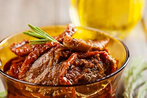 Dried tomatoes Stock Photos