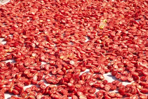 Dried tomatoes Stock Photos