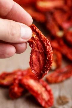 Dried tomatoes 스톡 사진