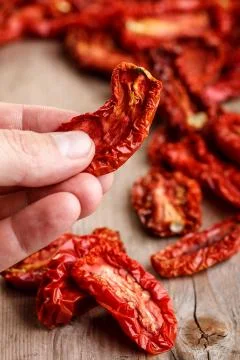 Dried tomatoes Stock Photos
