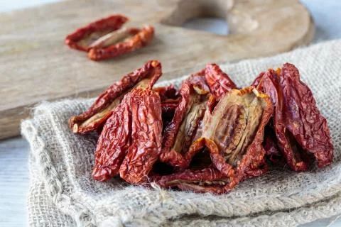 Dried tomatoes Stockfoto's