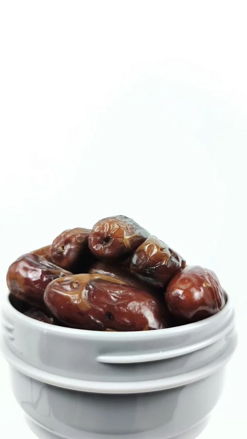 Dried tropical dates are a fresh and organic food. They are a great choice .. Stock Footage 334553642
