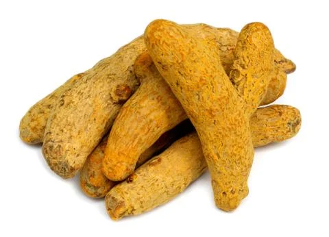 Dried turmeric Stock Photos