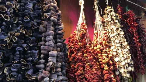 Dried vegetables Stock Footage 145221314