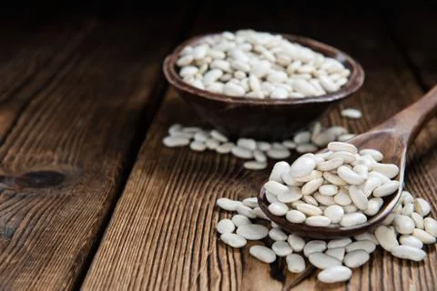 Dried White Beans Stock Photos