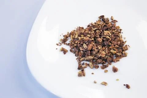 Dried yellowhead root pieces Foto stock