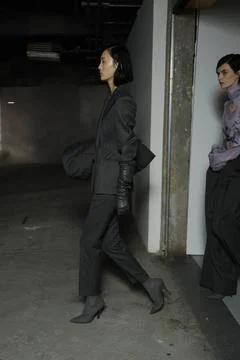  Dries van Noten backstage at Paris Fashion Week Autumn Winter 2019 Dries ... Stock Photos