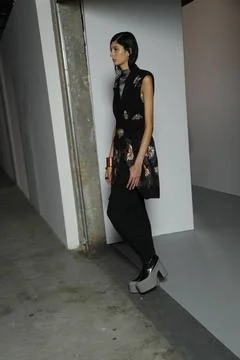  Dries van Noten backstage at Paris Fashion Week Autumn Winter 2019 Dries ... Stock-Fotos