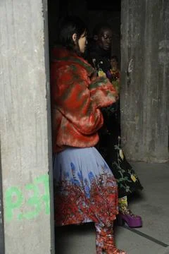  Dries van Noten backstage at Paris Fashion Week Autumn Winter 2019 Dries ... Foto stock