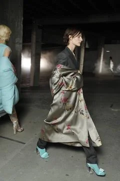  Dries van Noten backstage at Paris Fashion Week Autumn Winter 2019 Dries ... Stock Photos