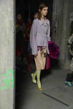  Dries van Noten backstage at Paris Fashion Week Autumn Winter 2019 Dries ... Stock Photos