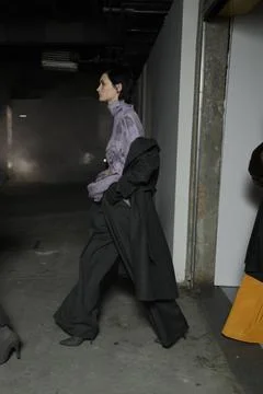  Dries van Noten backstage at Paris Fashion Week Autumn Winter 2019 Dries ... Stock-Fotos
