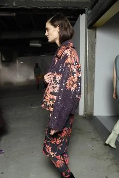  Dries van Noten backstage at Paris Fashion Week Autumn Winter 2019 Dries ... Stock Photos