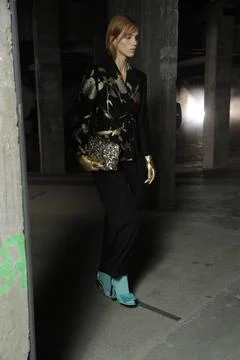  Dries van Noten backstage at Paris Fashion Week Autumn Winter 2019 Dries ... Stock Photos