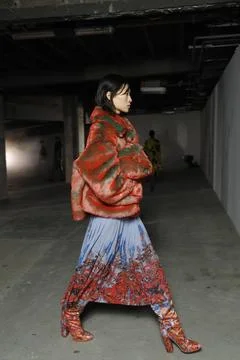 Dries van Noten backstage at Paris Fashion Week Autumn Winter 2019 Dries ... Stock Photos