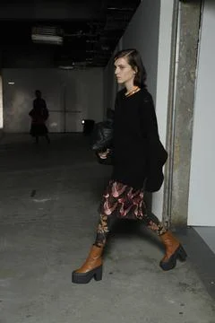  Dries van Noten backstage at Paris Fashion Week Autumn Winter 2019 Dries ... Stock-Fotos