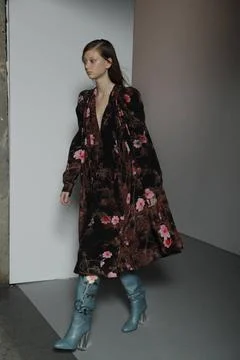  Dries van Noten backstage at Paris Fashion Week Autumn Winter 2019 Dries ... Stock Photos