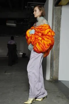  Dries van Noten backstage at Paris Fashion Week Autumn Winter 2019 Dries ... Stock-Fotos