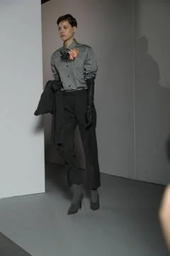  Dries van Noten backstage at Paris Fashion Week Autumn Winter 2019 Dries ... Stock-Fotos