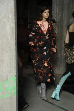  Dries van Noten backstage at Paris Fashion Week Autumn Winter 2019 Dries ... Foto stock