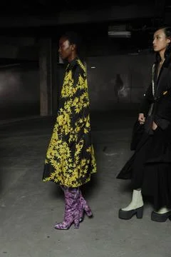  Dries van Noten backstage at Paris Fashion Week Autumn Winter 2019 Dries ... Stock-Fotos