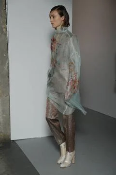  Dries van Noten backstage at Paris Fashion Week Autumn Winter 2019 Dries ... Stock Photos