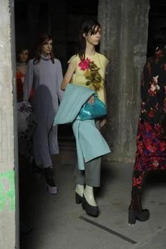  Dries van Noten backstage at Paris Fashion Week Autumn Winter 2019 Dries ... Stock Photos