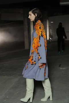  Dries van Noten backstage at Paris Fashion Week Autumn Winter 2019 Dries ... Foto stock
