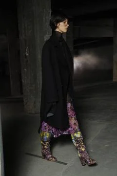  Dries van Noten backstage at Paris Fashion Week Autumn Winter 2019 Dries ... 스톡 사진