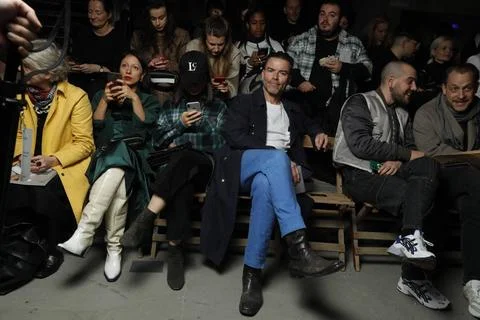  Dries van Noten front row at Paris Fashion Week Autumn Winter 2019 Dries ... Stock-Fotos